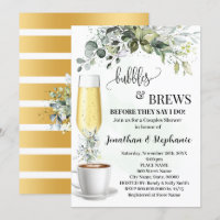 Eucalyptus Bubbles and Brews Coffee Shower