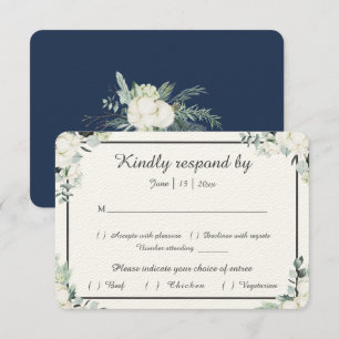 Eucalyptus Cotton Felt Ecru Bröllop OSA Card Kort
