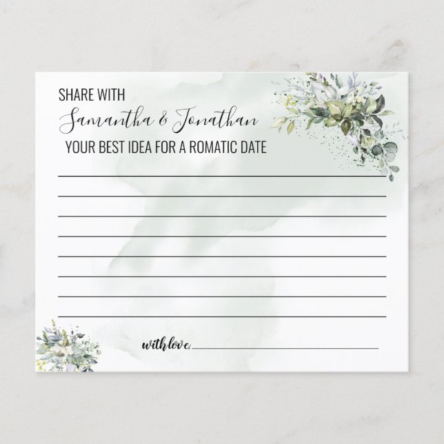 Eucalyptus  date-idé duschingual-spel (Framsida)