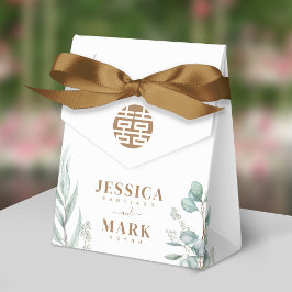 Eucalyptus Dubbla Happity Bröllop Presentaskar