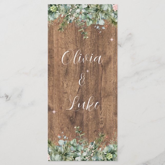 Eucalyptus Dusty Rose Meny | Greenery Floral (Framsida)