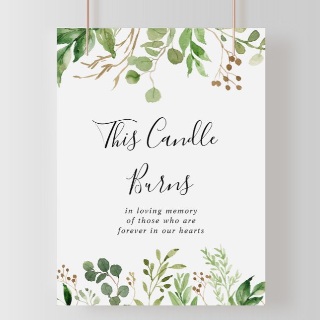 Eucalyptus enkel Blommigt Den här ljussignalen bri Poster (Skapare uppladdad)