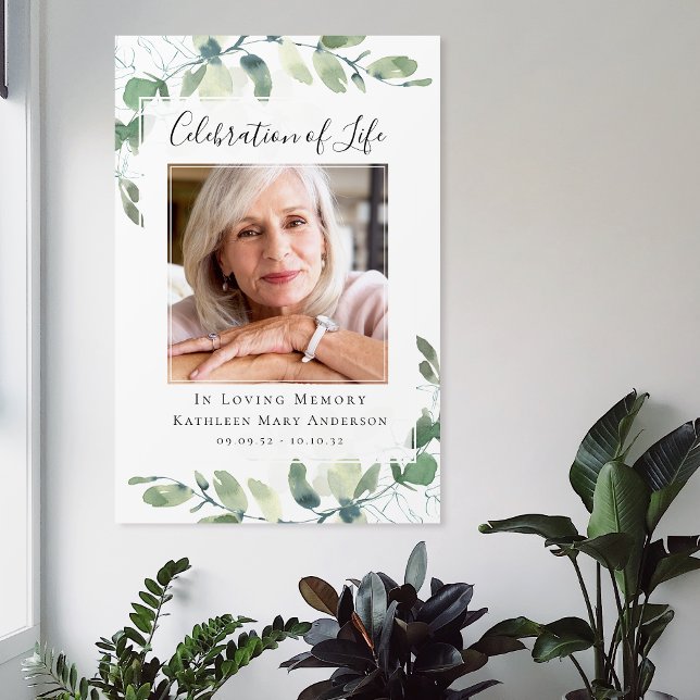 Eucalyptus Firande i livets välkomstskylt Poster (Skapare uppladdad)