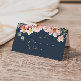 Eucalyptus Garden Ro Blommigt Bröllop Placeringskort