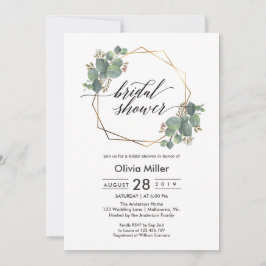 Eucalyptus geometric ram möhippa invitate inbjudningar