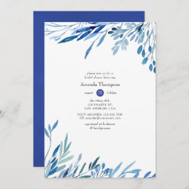 Eucalyptus Geometrisk Möhippa för vattenfärg Inbjudningar