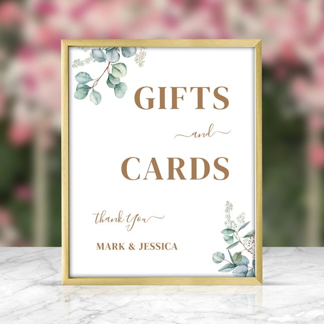 Eucalyptus Gifts & Cards-skylt Poster (Skapare uppladdad)