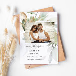 Eucalyptus Glow Photo Save Date 3 Spara Datumet<br><div class="desc">Få dina gäster upphetsade och redo att fira bröllop eller party med ditt Eucalyptus Glow Photo Save the Date Card.</div>