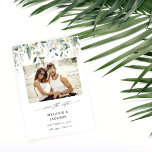 Eucalyptus Glow Photo Save Date Spara Datumet<br><div class="desc">Få dina gäster upphetsade och redo att fira bröllop eller party med ditt Eucalyptus Glow Photo Save the Date Card.</div>