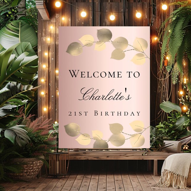 Eucalyptus golden Birthday ro Poster (Skapare uppladdad)