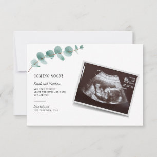 Eucalyptus Gravid Announcement Girl Baby Reveal