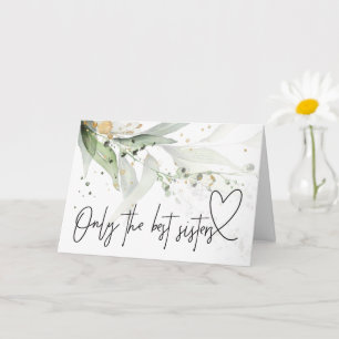 Eucalyptus Gravid Baby Reveal GTS till min syster Kort