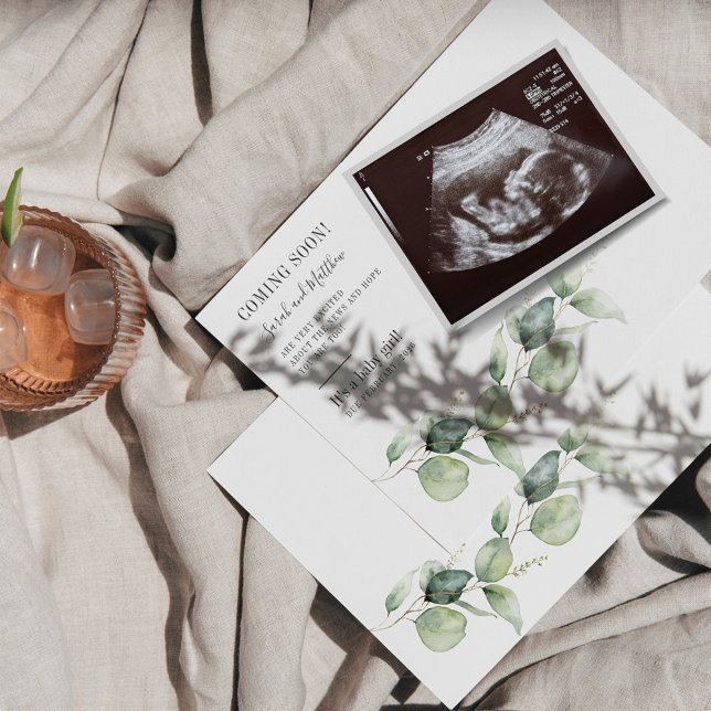 Eucalyptus Gravid New mamma Baby Gender Reveal (Skapare uppladdad)