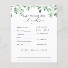 Eucalyptus Greenery Baby Advice and Predictions