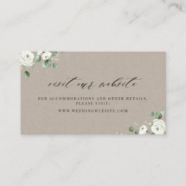 Eucalyptus greenery blommigt webbplats Infoga kort