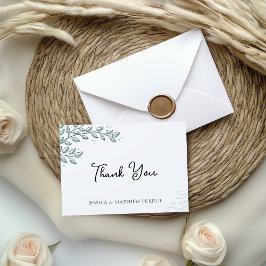 Eucalyptus Greenery Boho Tack för ditt kort
