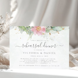 Eucalyptus Greenery Botanical Rehearsal Middag Inbjudningar