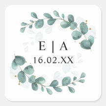 Eucalyptus Greenery Bröllop Bonbonniere