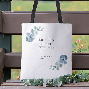 Eucalyptus Greenery Bröllop Brudens sida Tygkasse