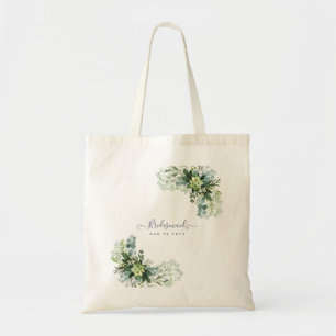 Eucalyptus Greenery Bröllop Foliage Babys utandnin Tygkasse