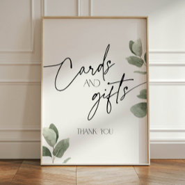 Eucalyptus Greenery Cards och presenter