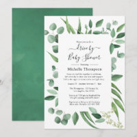 Eucalyptus Greenery Drive by Möhippa or Baby Showe