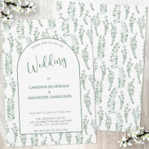 Eucalyptus Greenery Elegant bröllop
