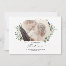 Eucalyptus Greenery Elegant bröllop Photo Meddelande