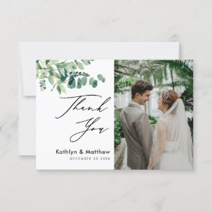 Eucalyptus Greenery Elegant Foto - tackkort Kort