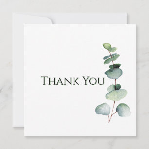 Eucalyptus Greenery Elegant Watercolor Tack