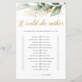 Eucalyptus greenery foliage Skulle hon hellre byta