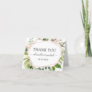 Eucalyptus Greenery Geometric Elegant Tack Kort