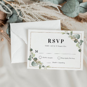 Eucalyptus greenery geometric OSA kort