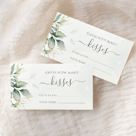 Eucalyptus Greenery gissar hur många Kisses-spel Tilläggskort