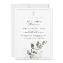 Eucalyptus Greenery Guld Kor Baptism