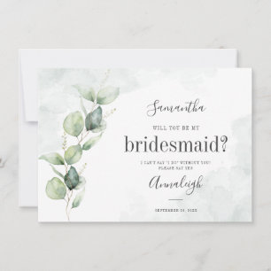 Eucalyptus Greenery, kommer du att bli mitt Brides Inbjudningar