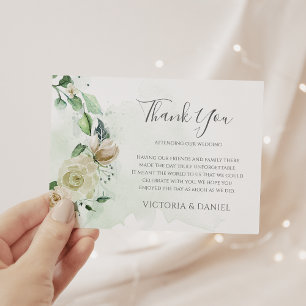 Eucalyptus Greenery Löv Elegant Blommigt Bröllop Tack Kort