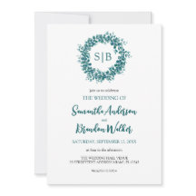 Eucalyptus greenery minimalist Bröllop