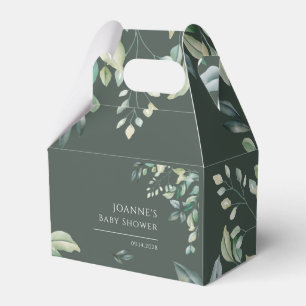 Eucalyptus Greenery Modern Baby Shower Presentaskar