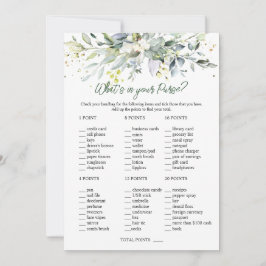 Eucalyptus Greenery Möhippa Vad finns i din plånbo Inbjudningar