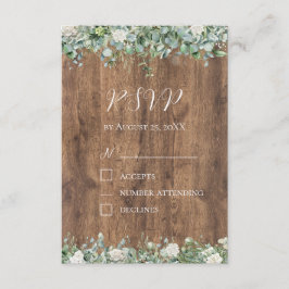 Eucalyptus Greenery OSA kort | Rustic Botanical