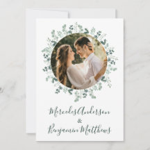 Eucalyptus Greenery Photo Botanical Bröllop