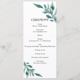 Eucalyptus Greenery Ram Grönt Blue White Black Program