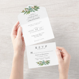 Eucalyptus Greenery Rustic Bröllop
