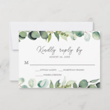 Eucalyptus Greenery Rustic Bröllop OSA