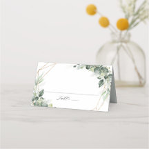Eucalyptus Greenery Rustic Geometric Bröllop