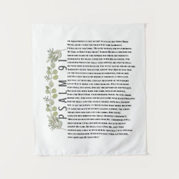 Eucalyptus Greenery Scripture Art Psalm 91