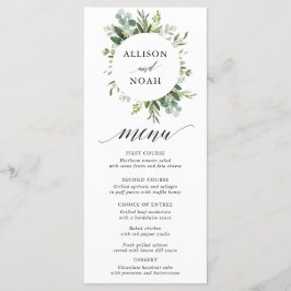 Eucalyptus greenery simple elegant Meny