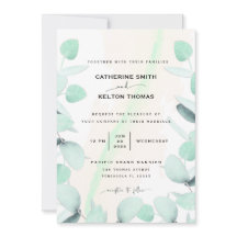 Eucalyptus Greenery Simple och Modern Bröllop