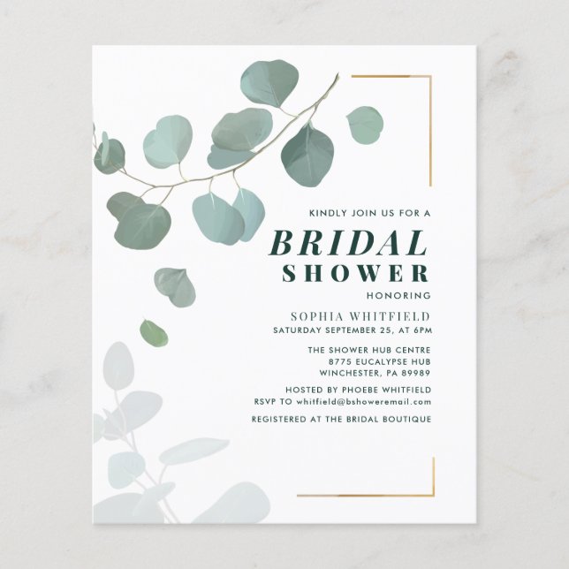 Eucalyptus Greenery Succulent Möhippa (Framsida)